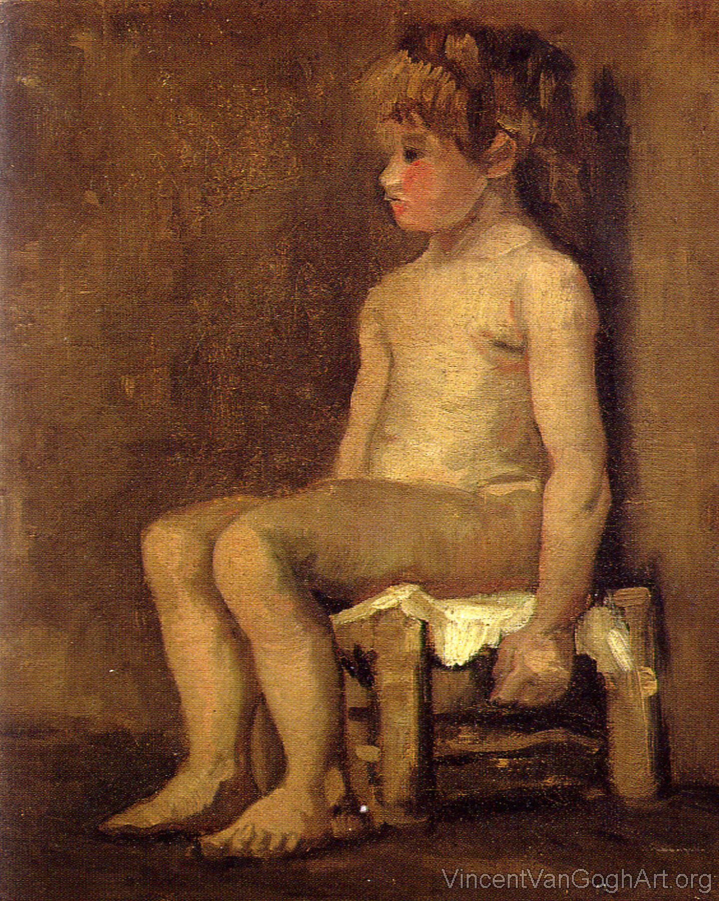 Nude Girl,Sitting